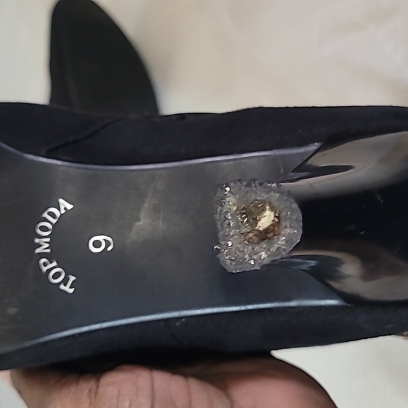 Top Moda Women's Booties Black Size 9 - Picture 6 of 10